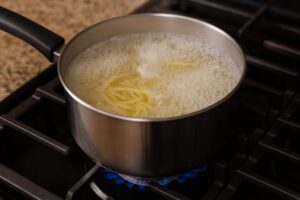 L'acqua di cottura utilizzata come concime
