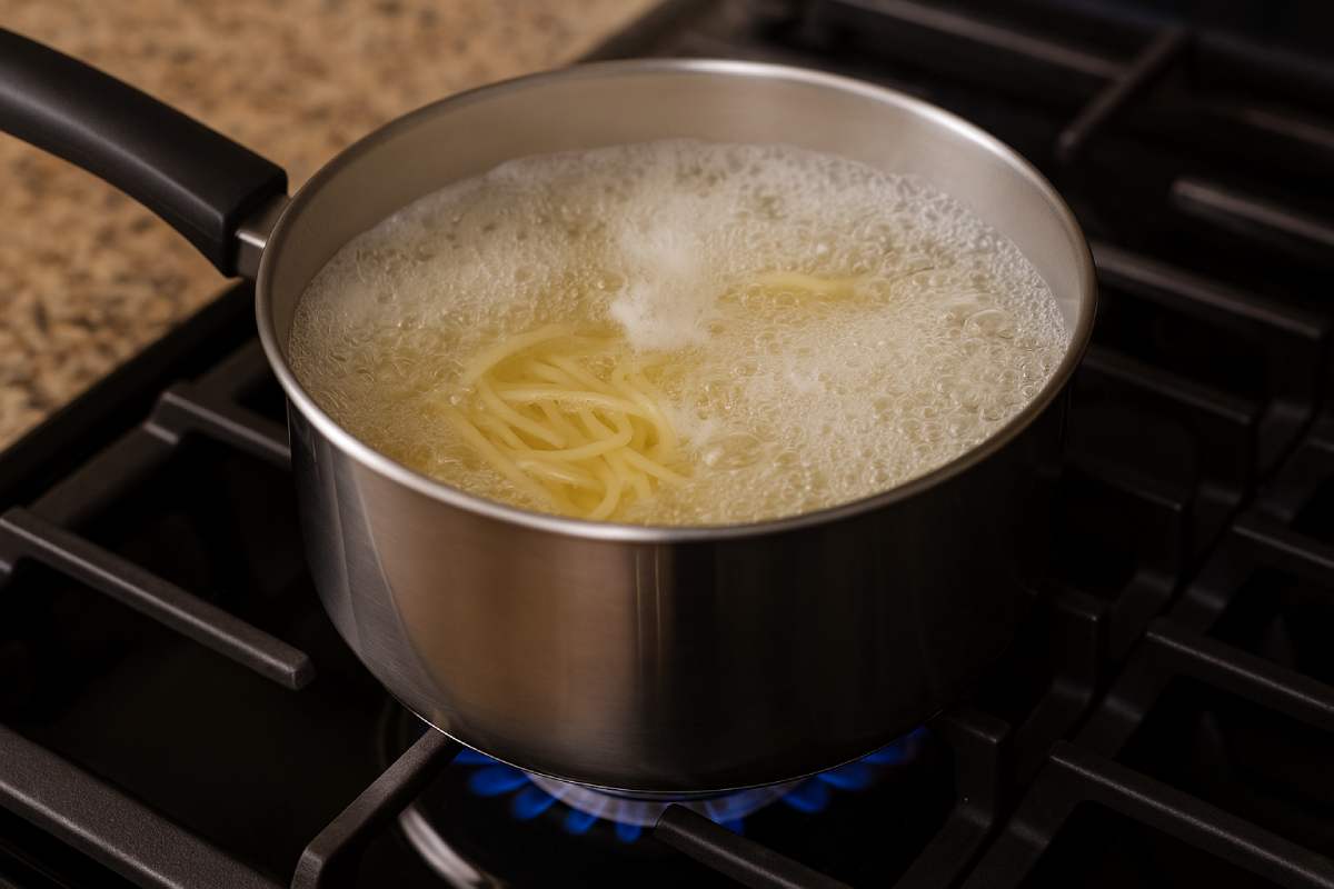 L'acqua di cottura utilizzata come concime