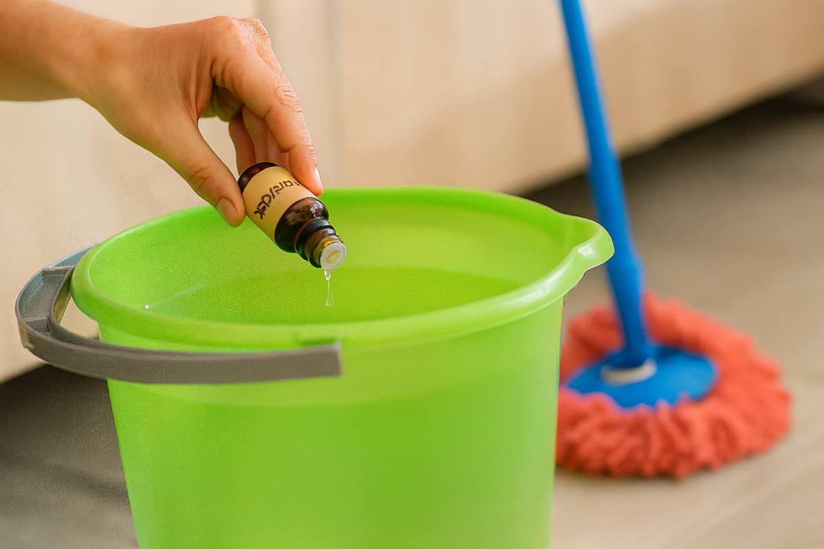 L'acqua profumata per pavimenti allontana gli insetti