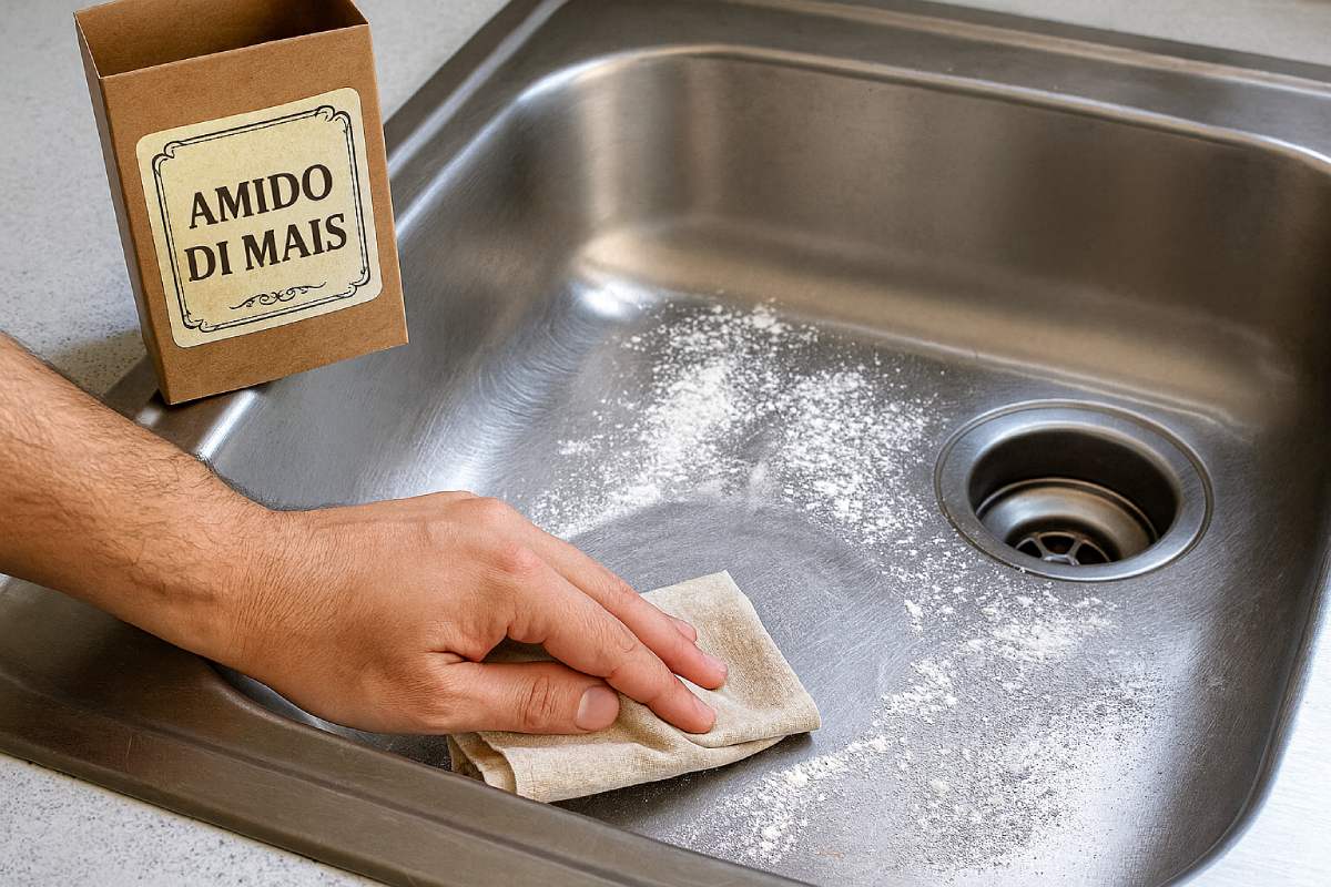 Il rimedio dell'amido di mais per l'acciaio
