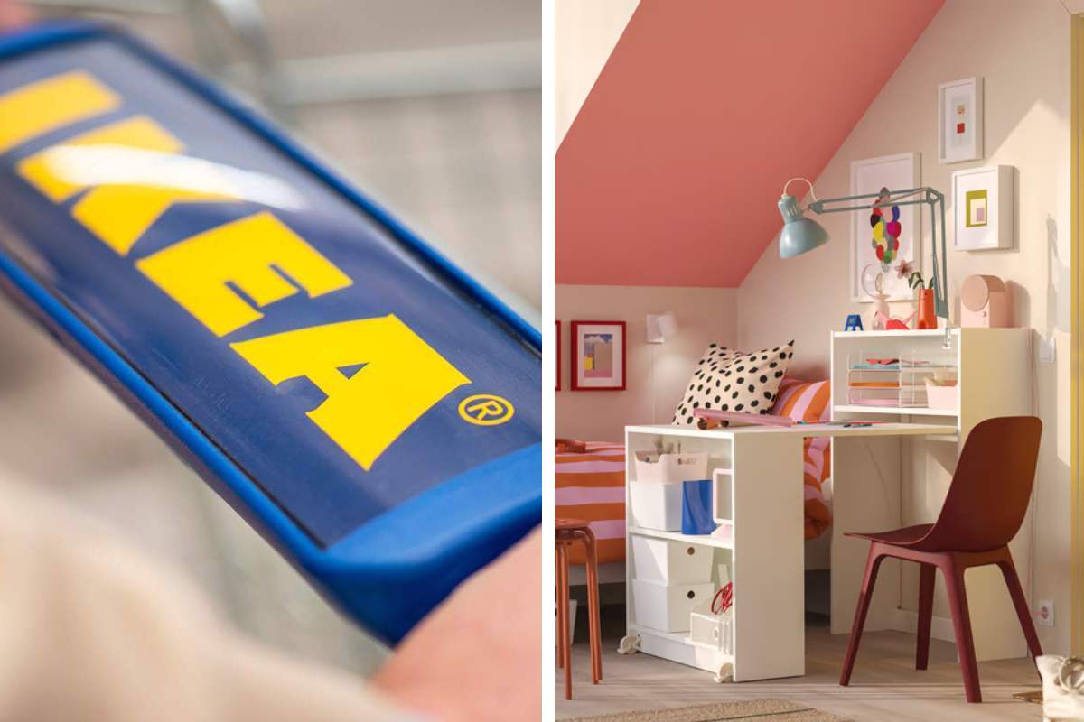 La libreria Billy di Ikea diventa un comodo tavolo