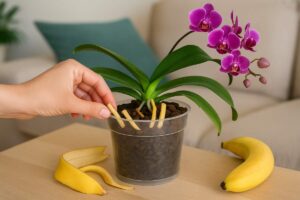 Le bucce di banana fanno fiorire le orchidee