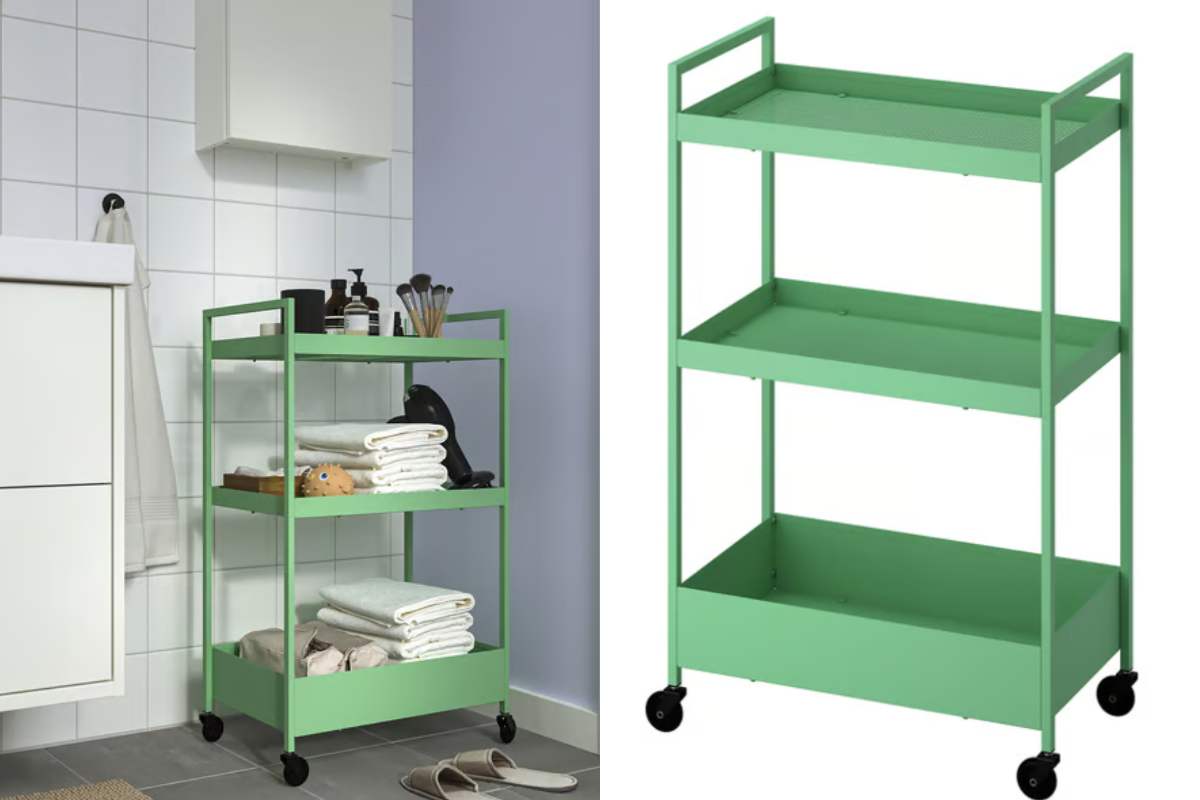 NISSAFORS, il carrello ikea a soli 25 euro che riorganizza la casa