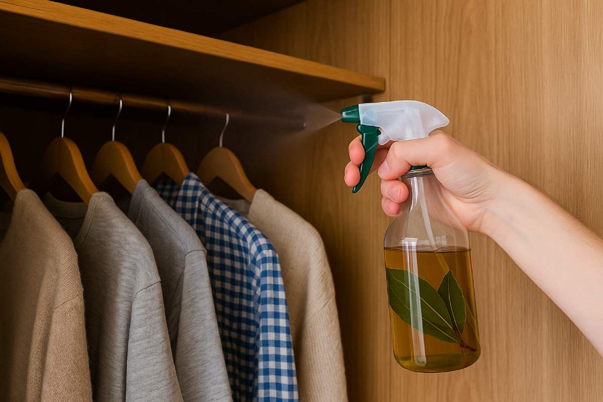 L'infuso di alloro deodora armadi e scarpiere