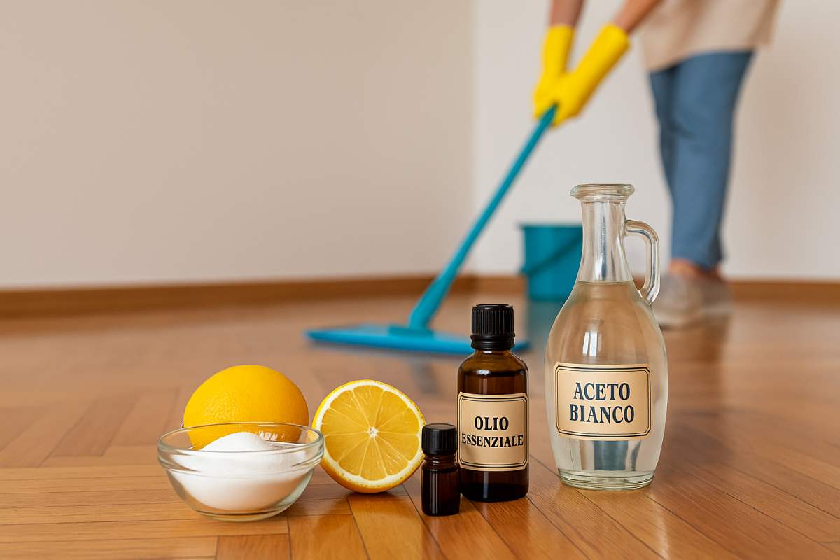 Ecco i 3 ingredienti naturali per pavimenti profumati e puliti