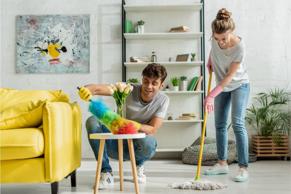 Pulire casa prima delle vacanze