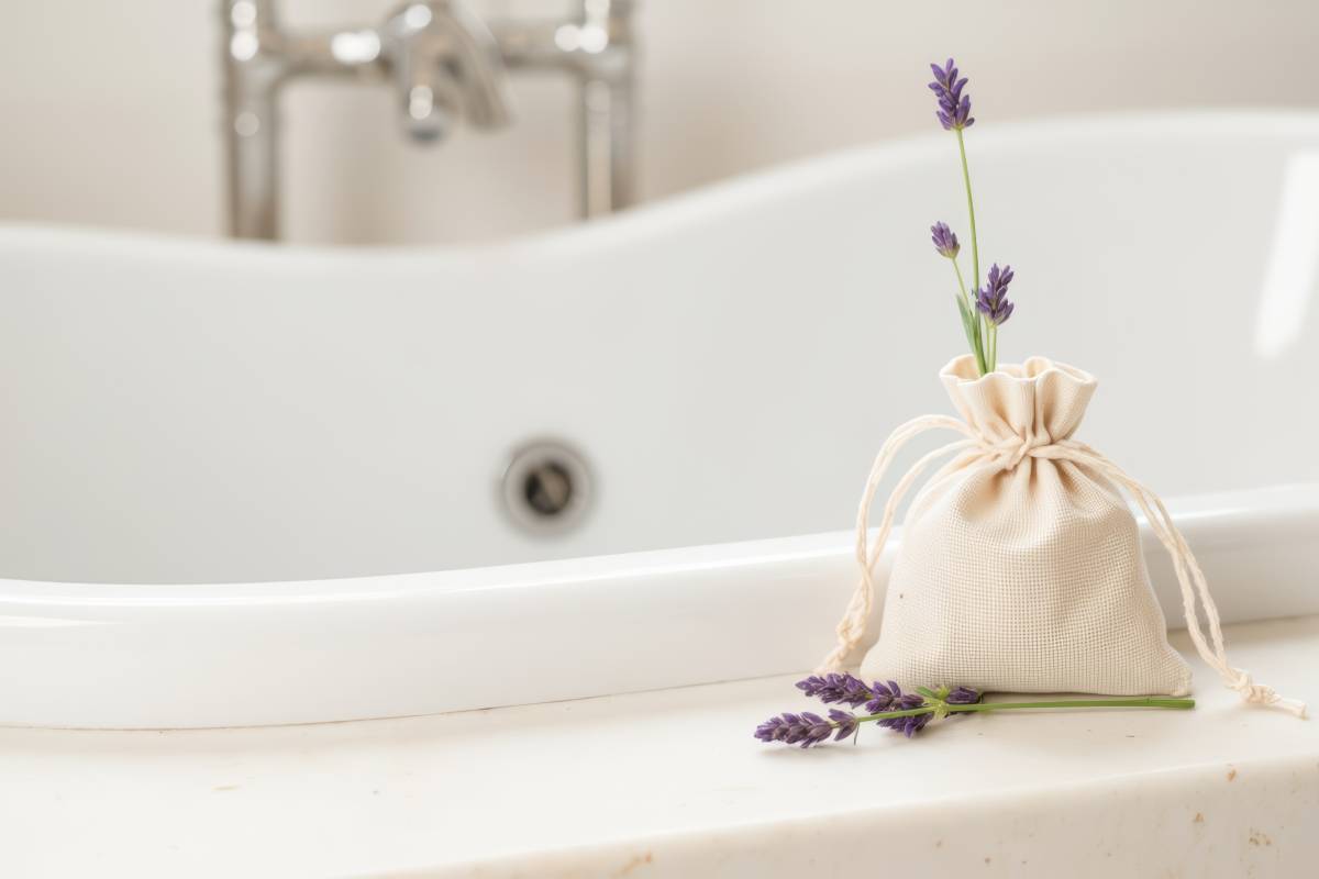 Deodorare il bagno con rametti aromatici