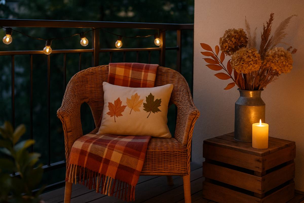 Decorazioni con fiori secchi