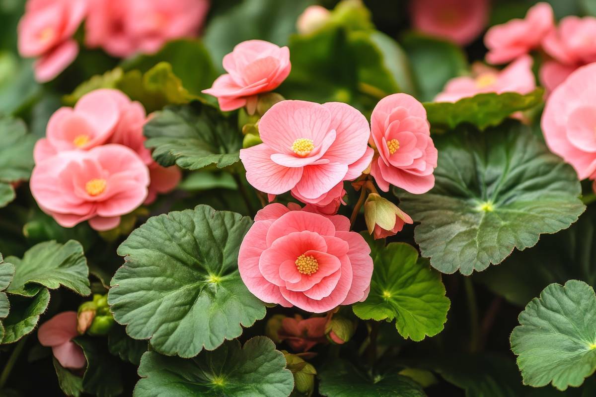 Begonie rosa