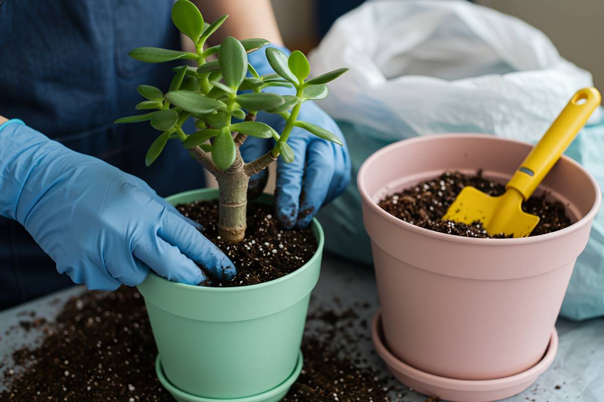 Cura della Crassula ovata prima del freddo