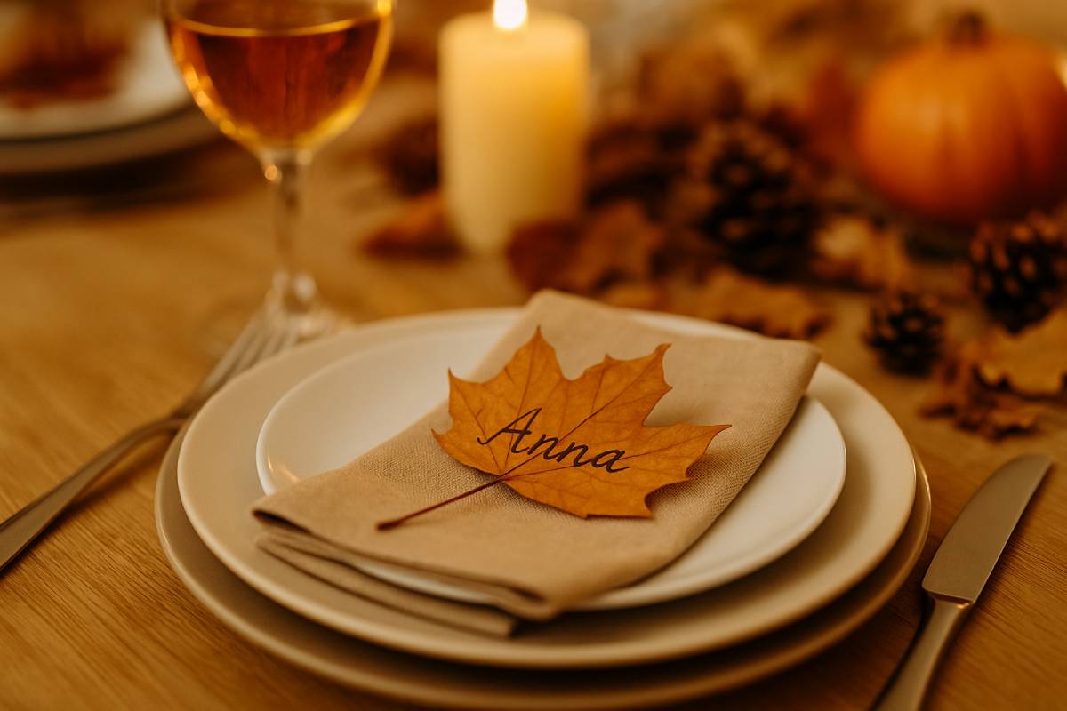 La foglia segnaposto