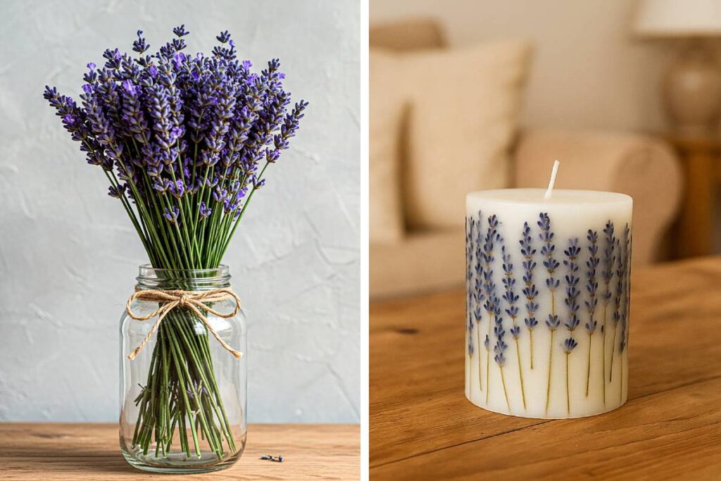 Ecco come fare delle belle decorazioni per la casa usando la lavanda essiccata