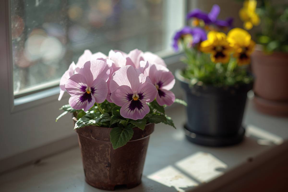 Fiori autunnali: Viole del pensiero