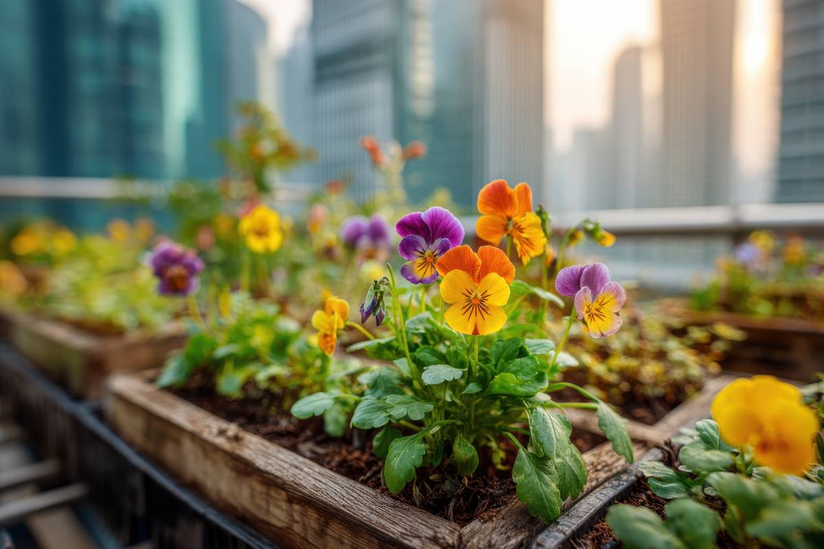 Fori autunnali: viole del pensiero