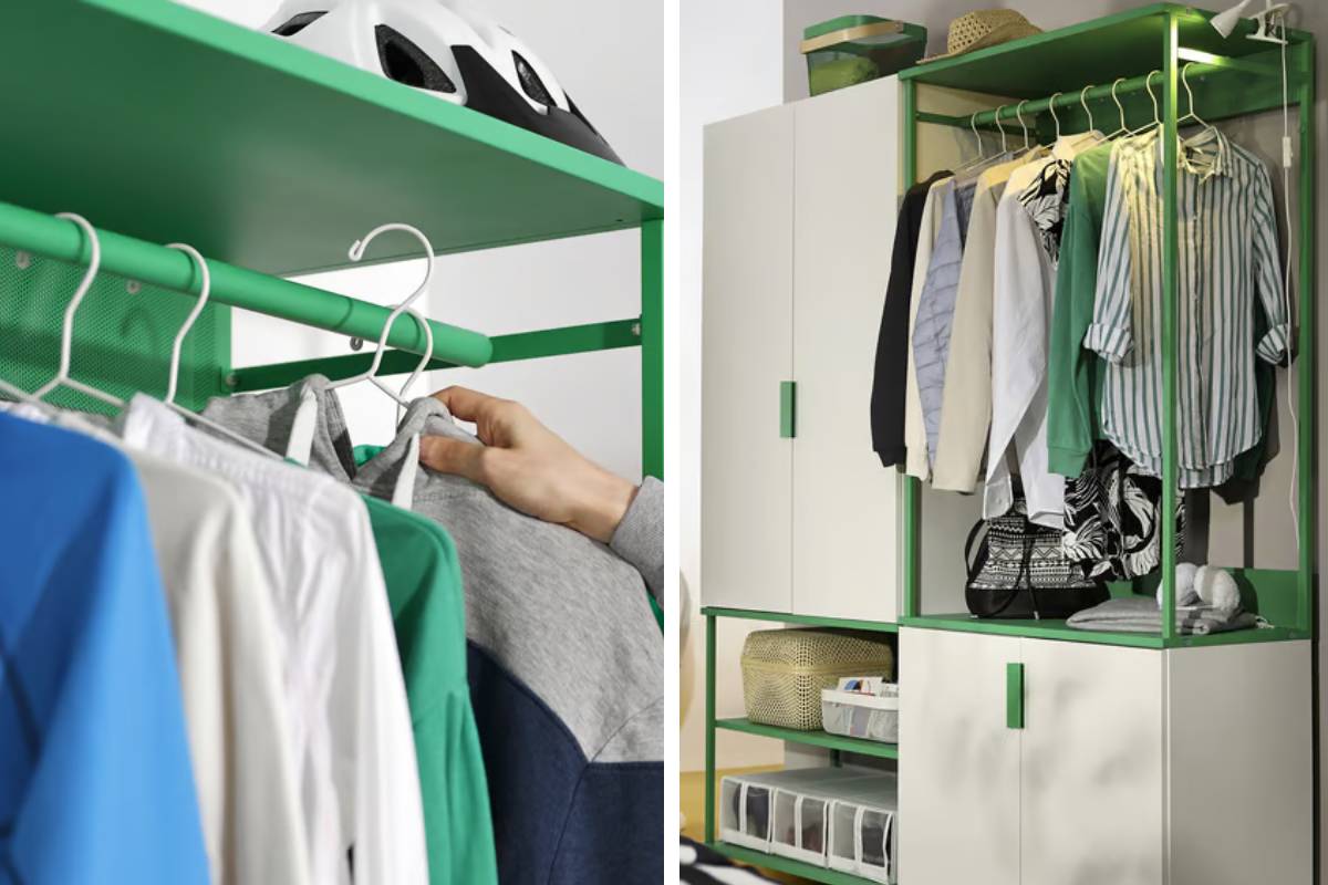 PLATSA, il pratico guardaroba firmato Ikea che regala freschezza