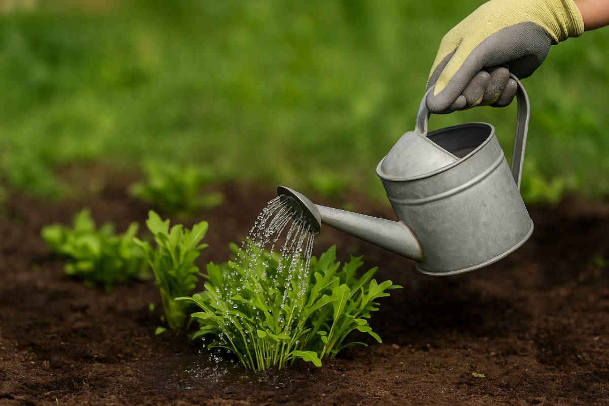 La raccolta della rucola fino ad autunno inoltrato