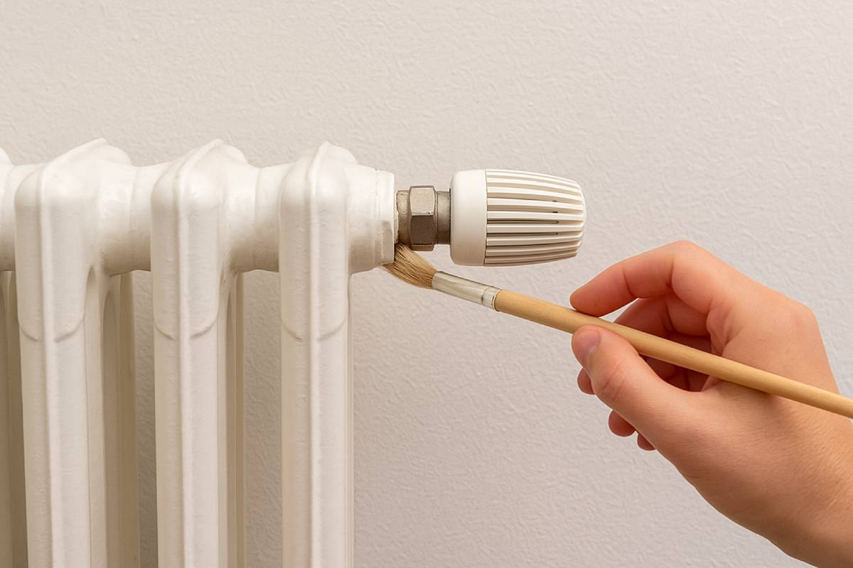 Come e quando pulire la valvola retrostante il termosifone.