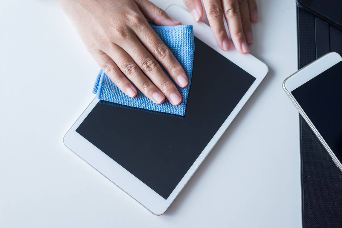 La pulizia dei tablet e degli smartphone