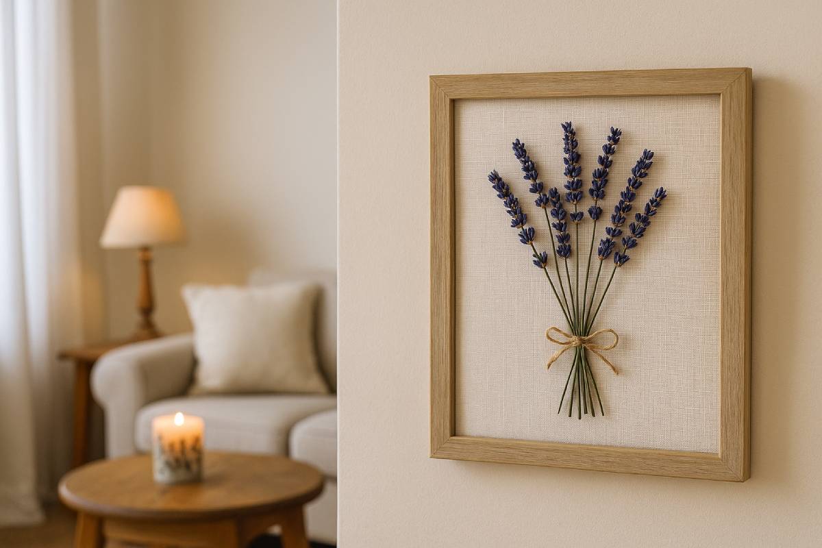 La lavanda e le decorazioni per la casa