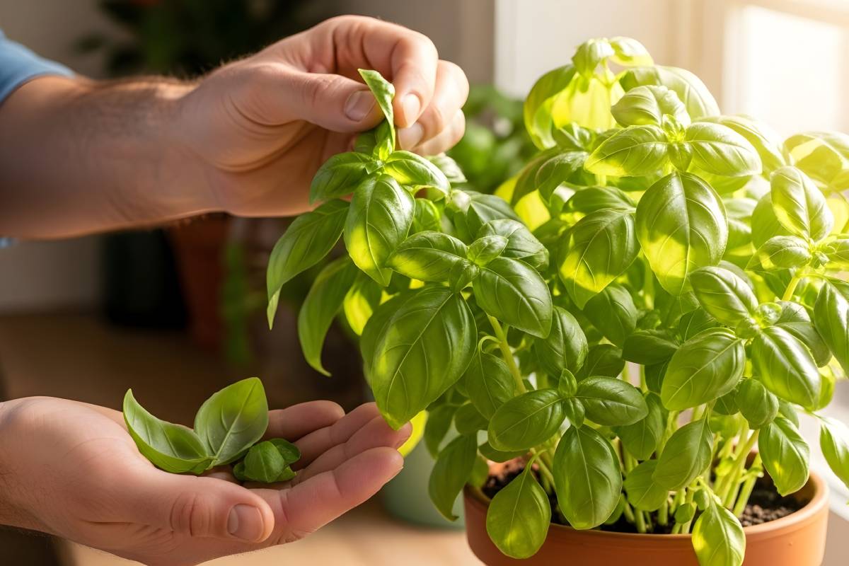 Curare il basilico dopo l'estate per preservarlo a lungo