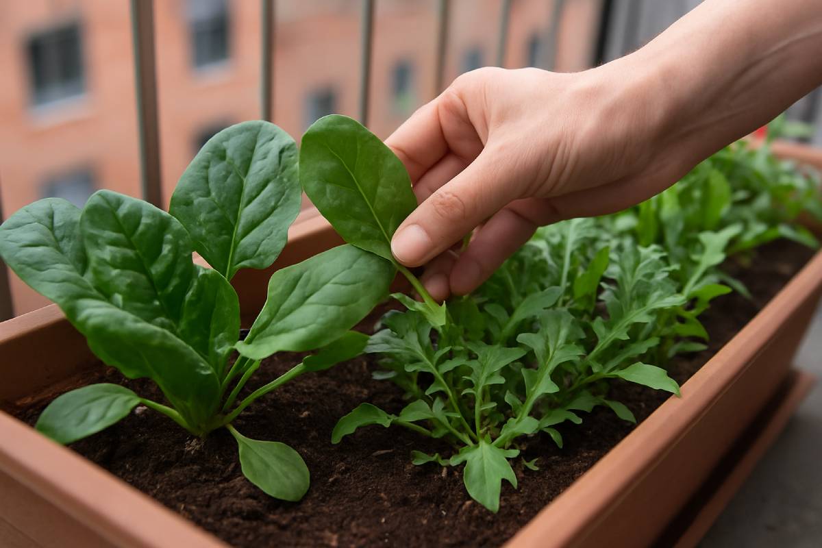 Come avere spinaci e rucola fino a novembre