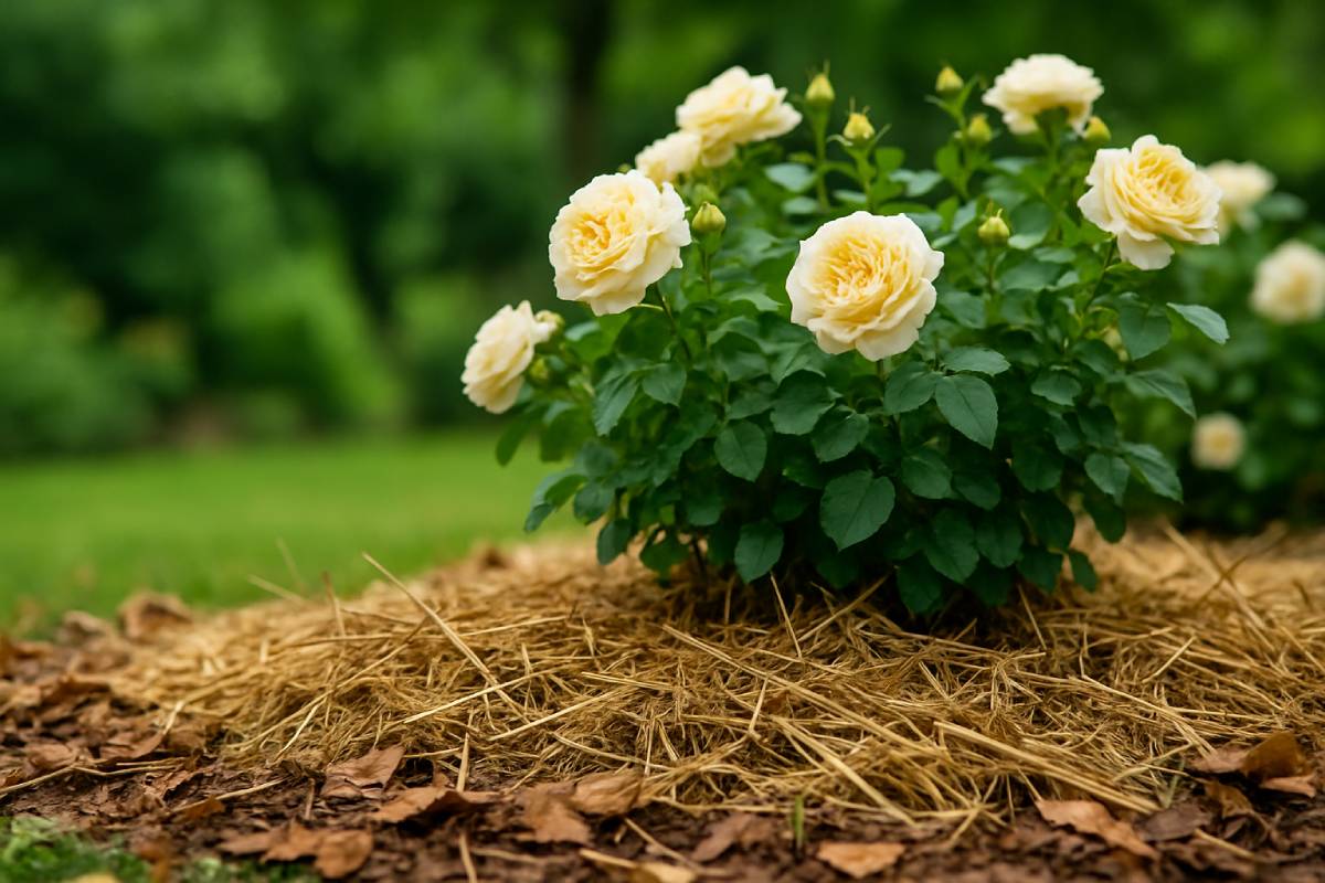 Come fare la pacciamatura delle rose: la guida