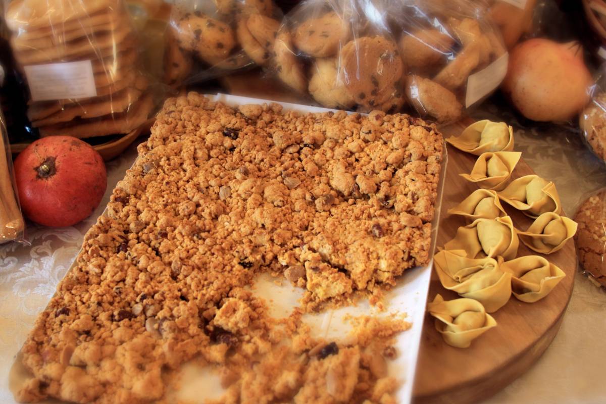 La torta sbrisolona nella fuga a due a Mantova 