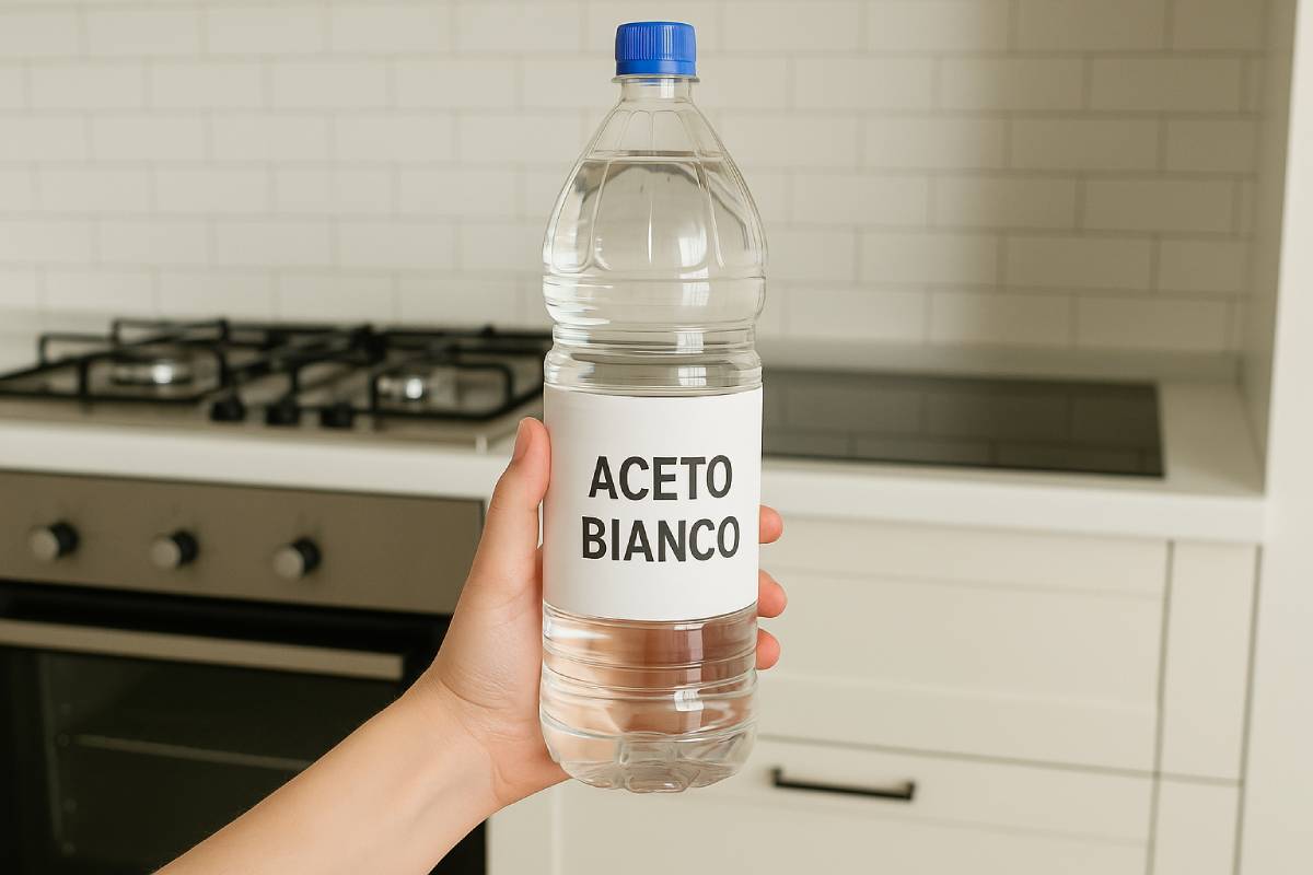 Aceto bianco in cucina
