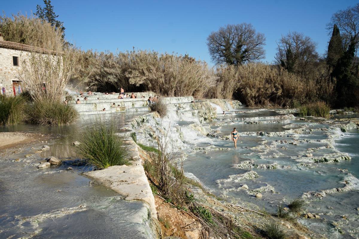 Cascate naturali delle terme di Saturnia