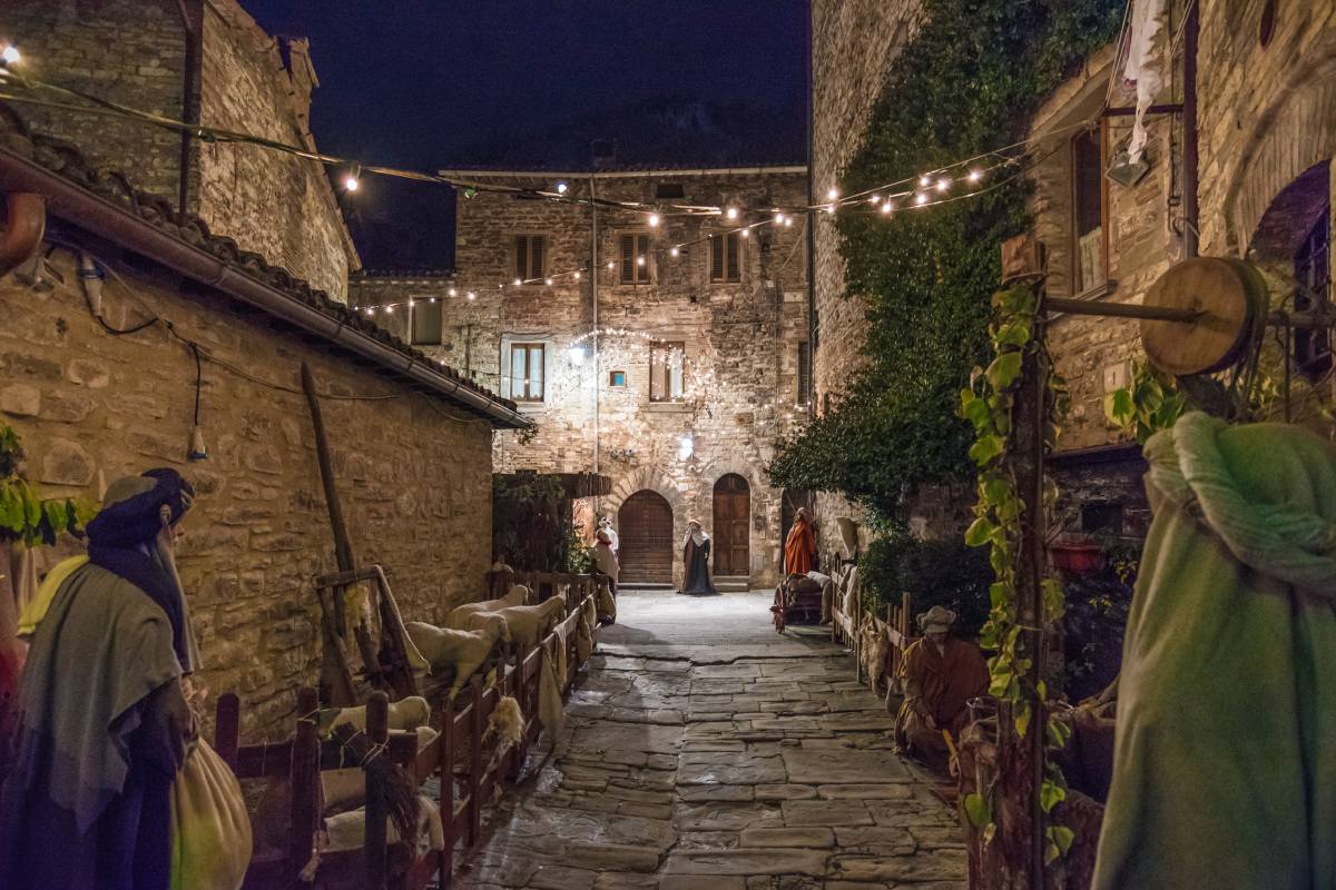 Presepe a Gubbio