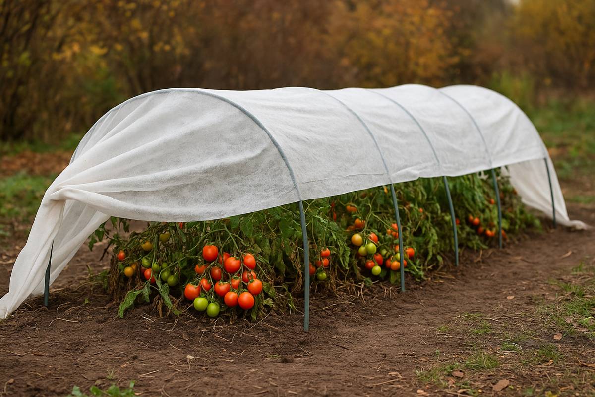 Pomodori coperti con TNT
