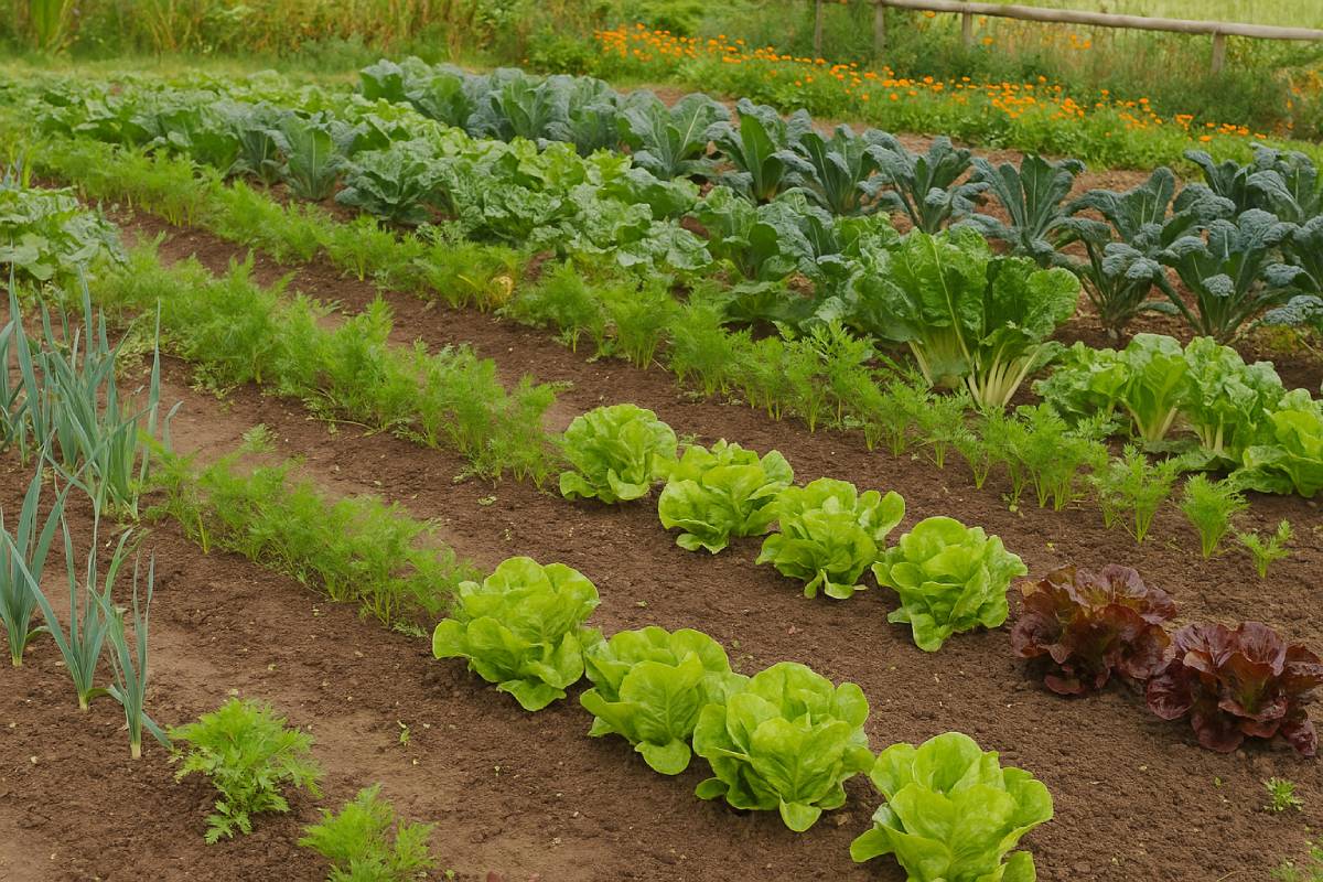 Orto con verdure