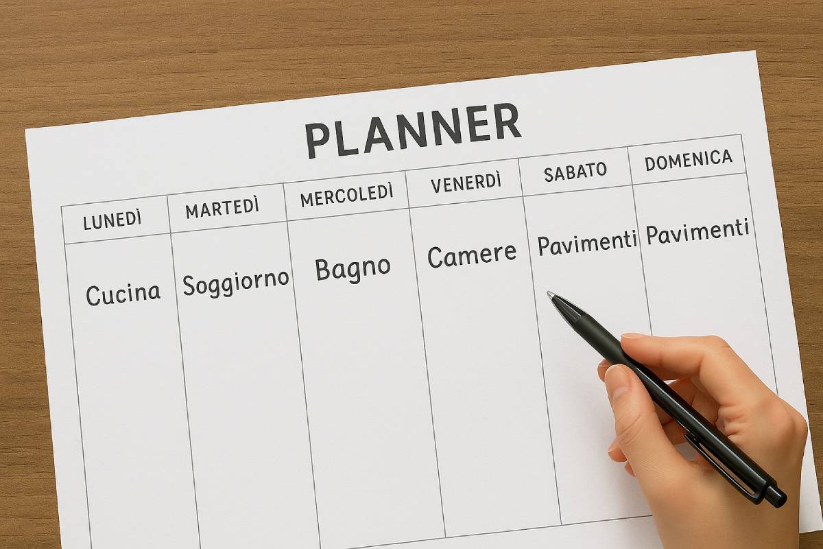 Planner delle pulizie