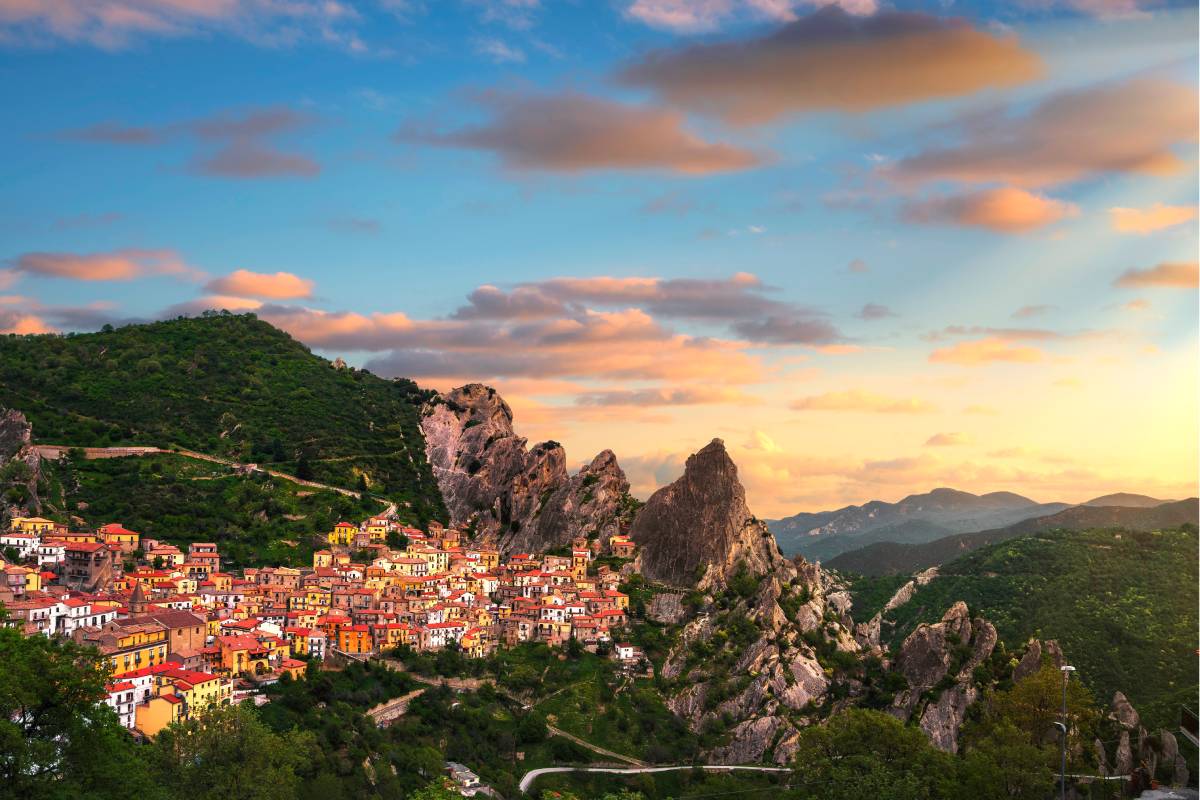 Tramonto romantico a Castelmezzano 