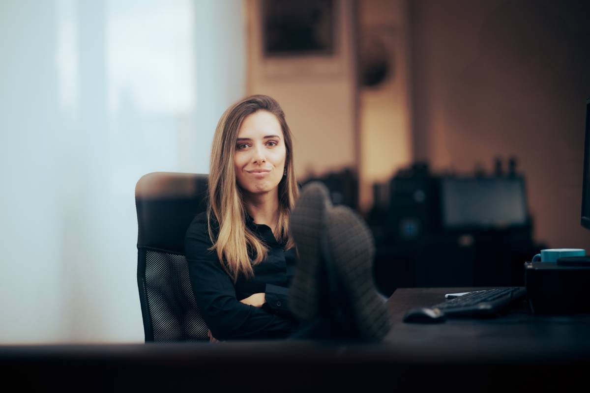 Donna in ufficio