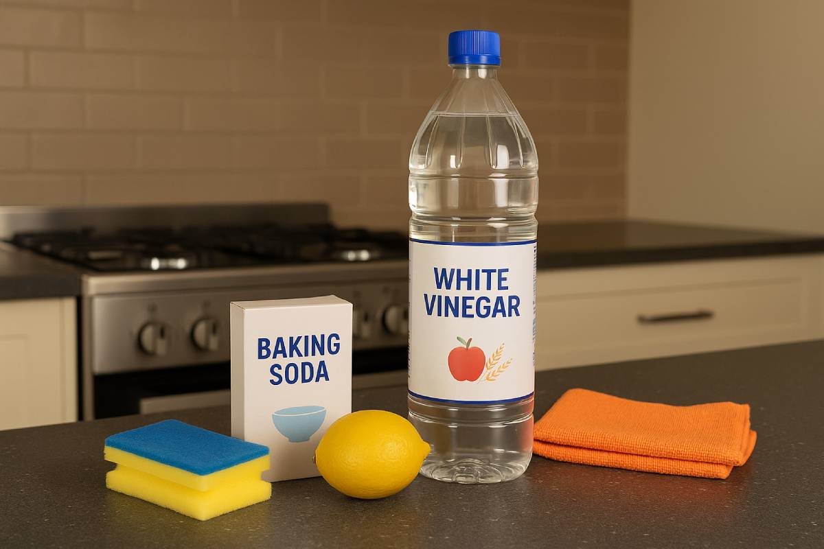Aceto bianco, bicarbonato e limone
