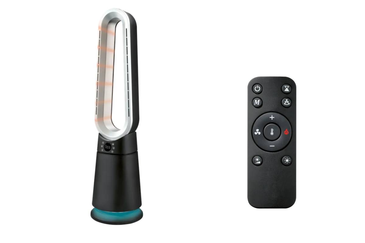Termoventilatore e telecomando