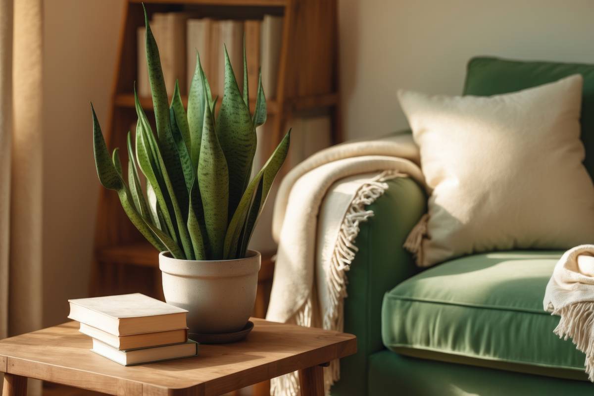 Sansevieria in salotto