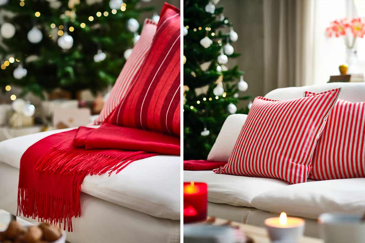 plaid e cuscini Vinterfint IKEA 2025