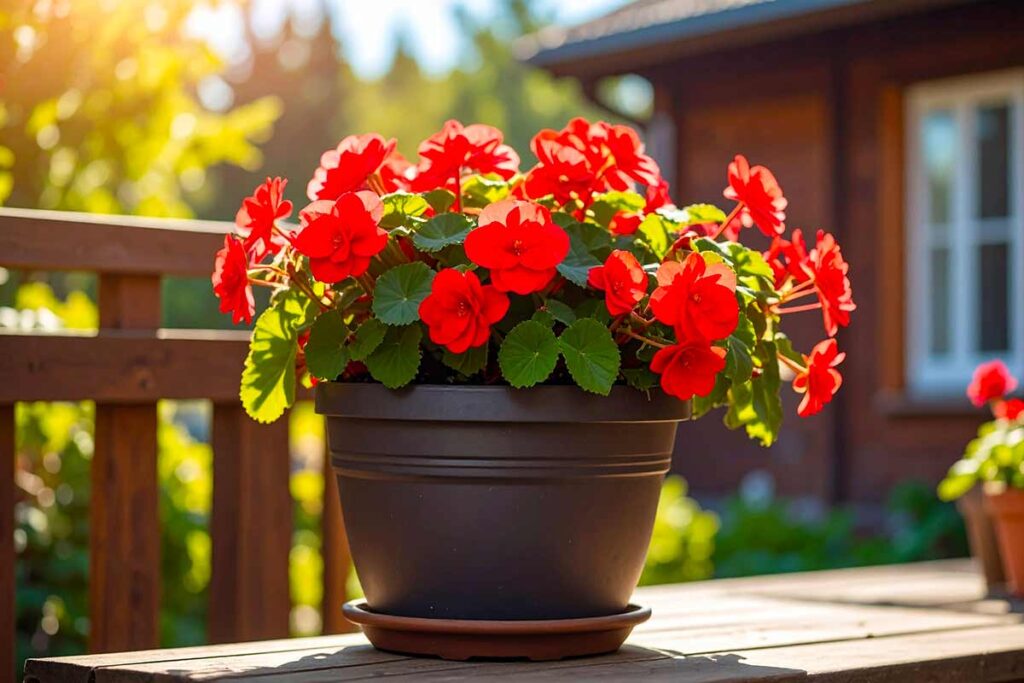Potatura della begonia
