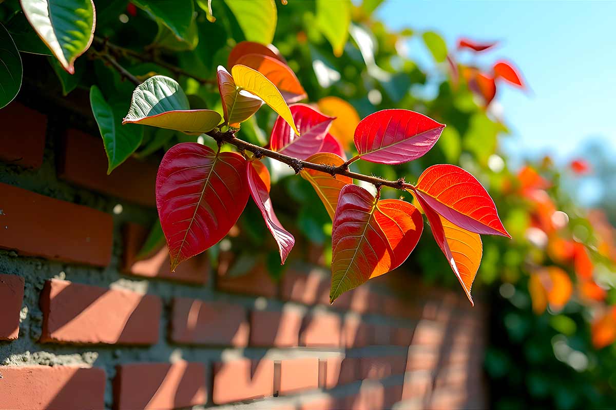 Photinia con foglie gialle