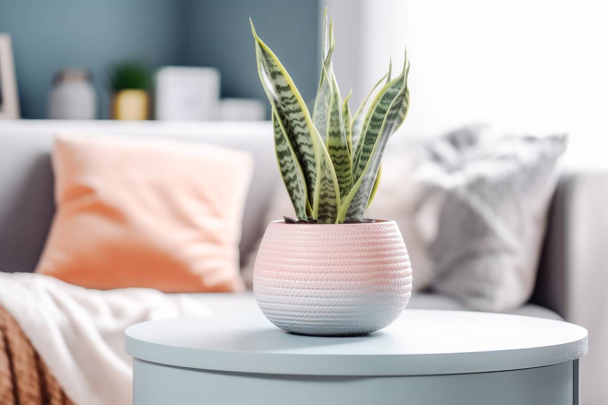 Sansevieria rende l'aria più pulita in casa