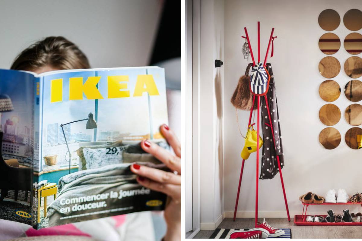 EKRAR: l’appendiabiti di Ikea bell'ingresso