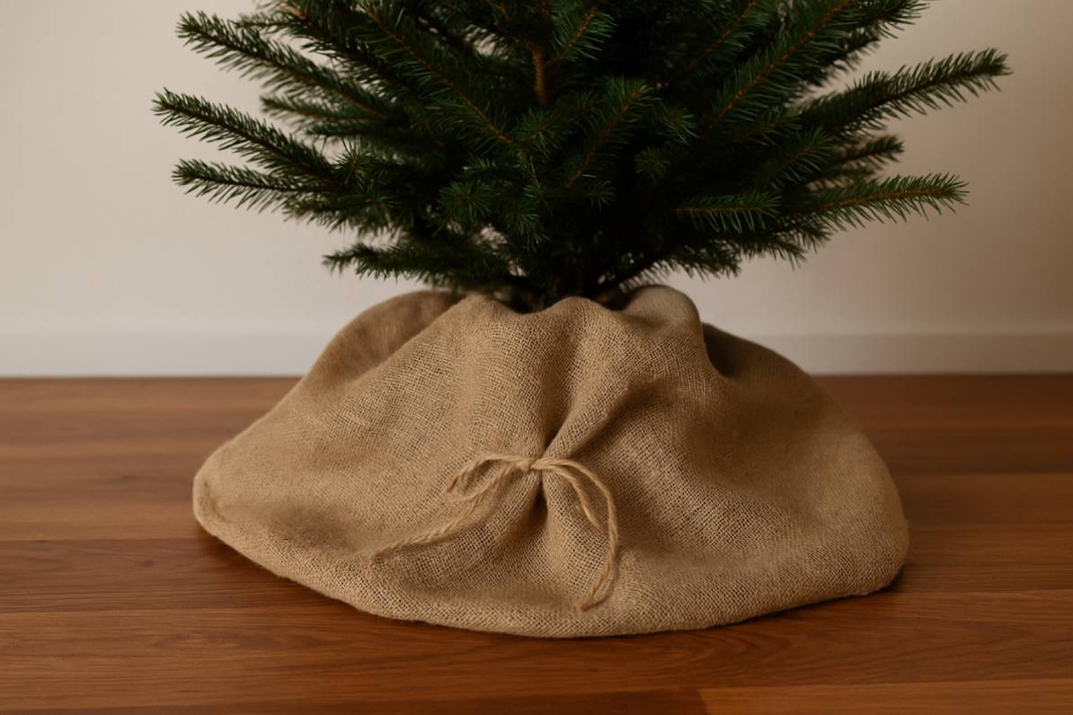 copribase albero in juta