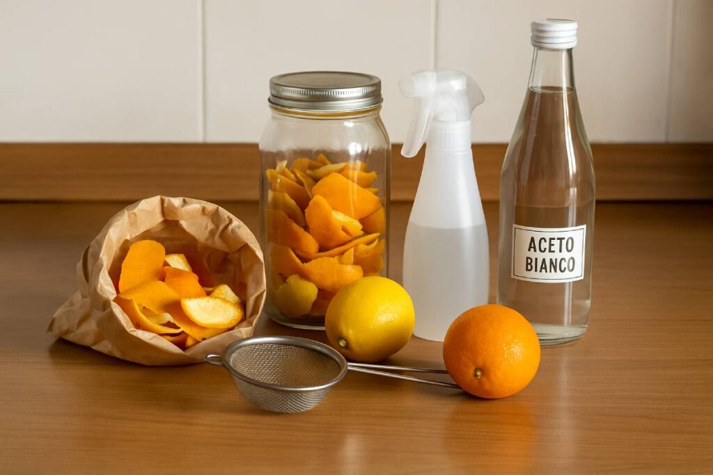 Detergente agli agrumi fai da te: il mix semplice che profuma la cucina in un attimo