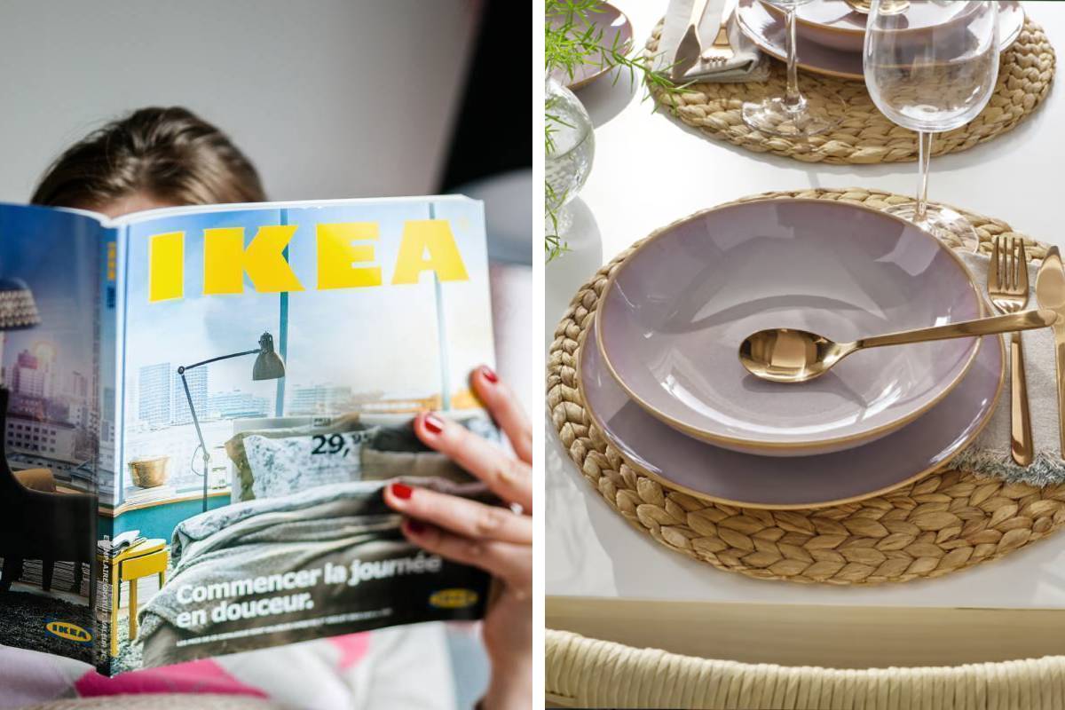 piatti rosa FÄRGKLAR di Ikea in tavola