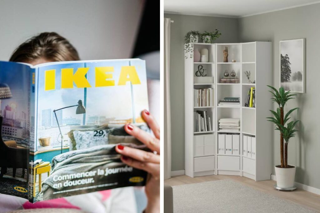 Libreria BILLY angolare di Ikea: l’idea salvaspazio che sta conquistando tutti