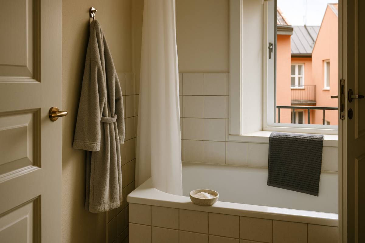 citola con sale grosso in bagno, deumidificatore naturale contro la muffa in bagno