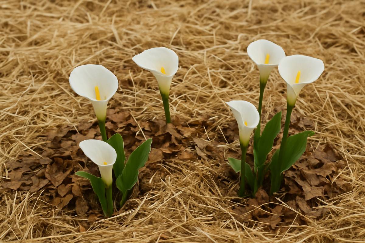 le calle messe a dimora durante il freddo invernale