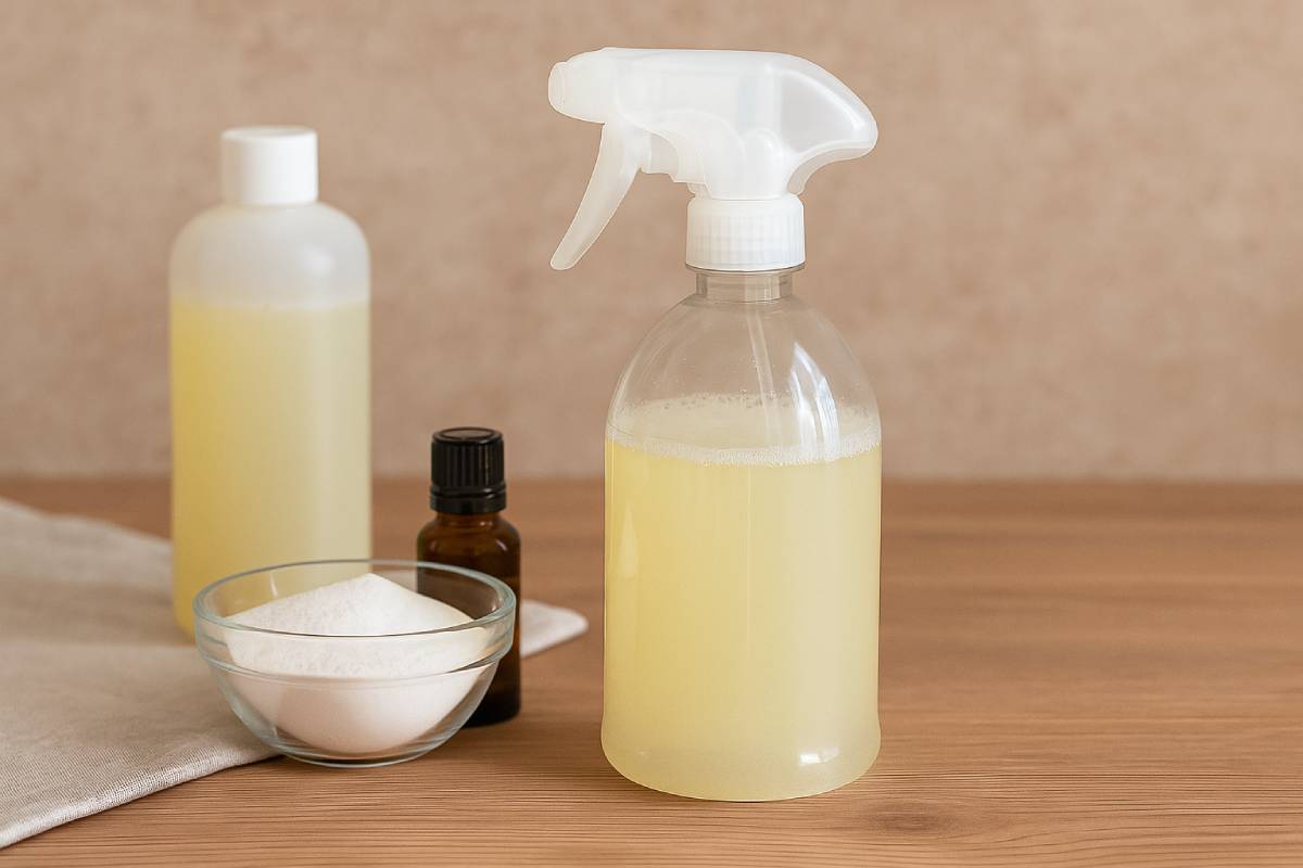 ingredienti per fare lo sgrassatore naturale fai da te